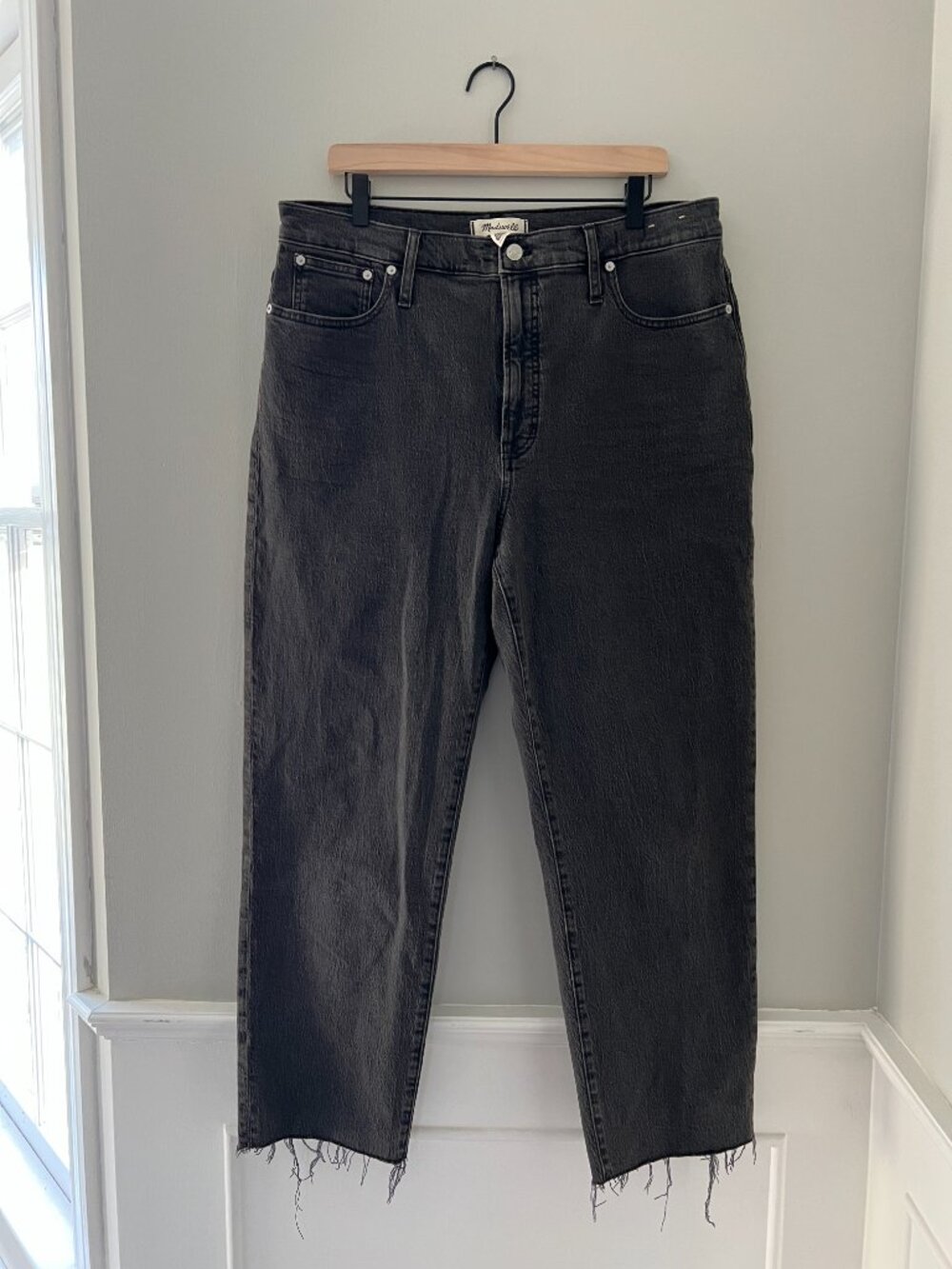 Madewell The Perfect Vintage Straight Jean - Lunar Wash - Size 32 - Picture 4 of 10